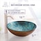 Anzzi Chrona Vessel Sink in Gold/Cyan Mix LS-AZ209 - alternate 4